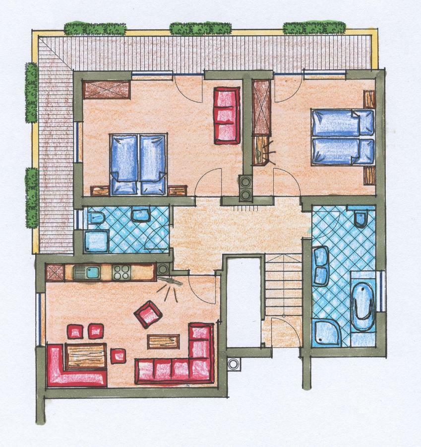 Appartments Enterwald Тукс Экстерьер фото